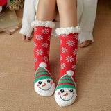 CHRISTMAS SERIES FUZZY INDOOR SLIPPER SHOES_CWMS0731