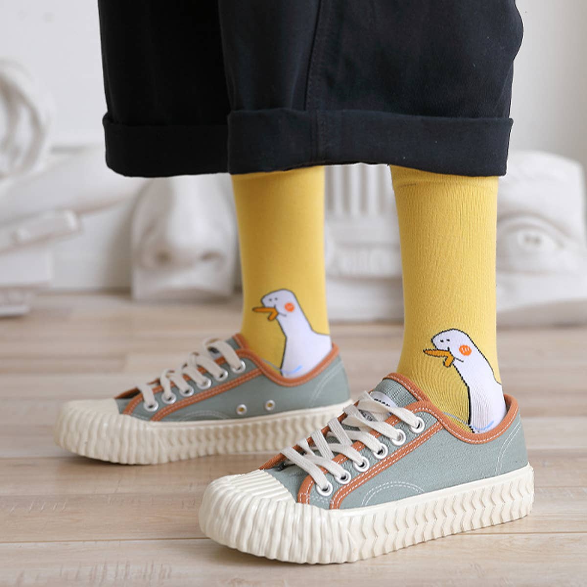 CUTE CARTOON PURE COTTON SOCKS WITH ALL SEASONS_CWMS0536
