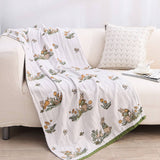 CARTOON JACQUARD HAIR CUSHION BLANKET_CWMM1622