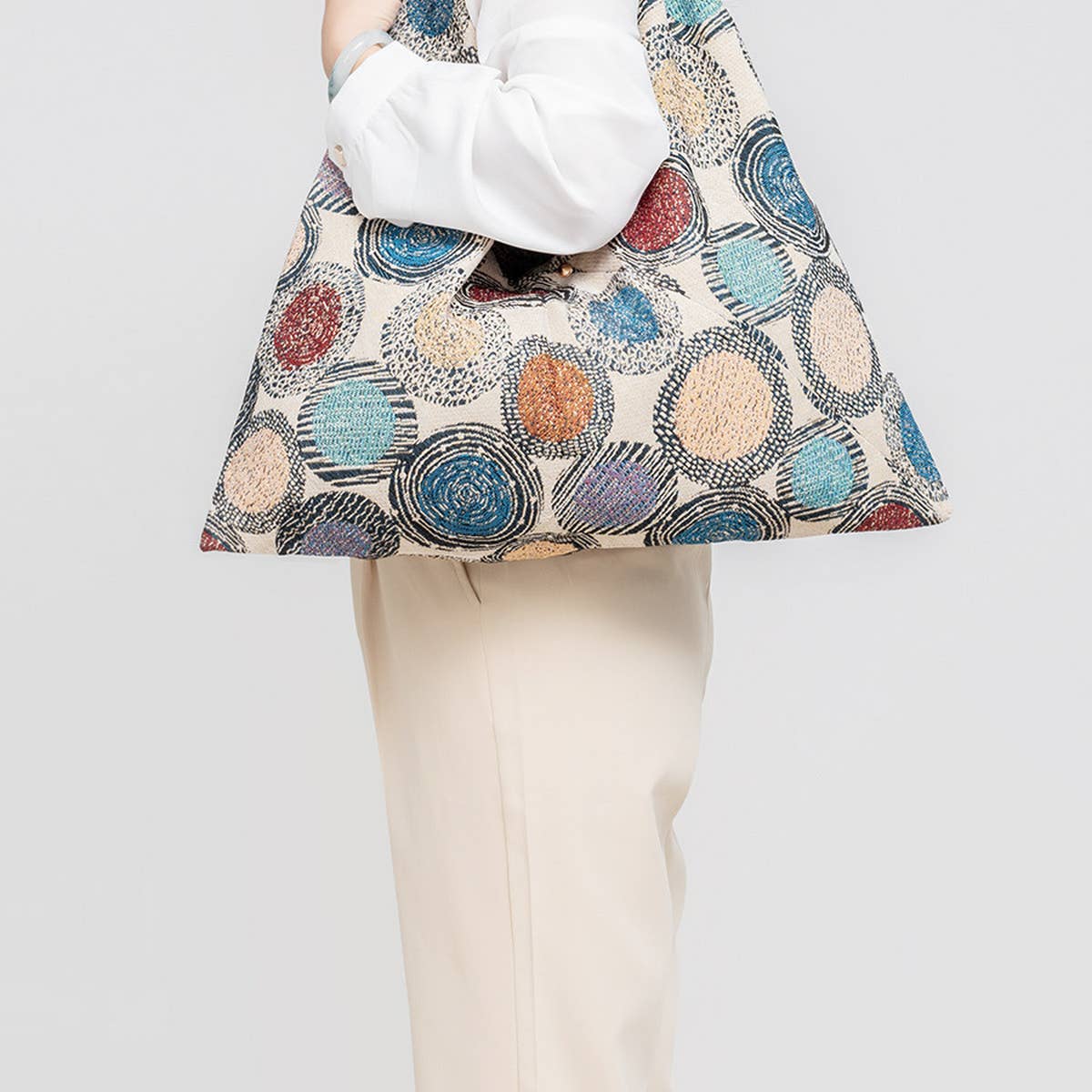 RETRO BOHEMIAN CANVAS BAG UNDERARM BAG TOTE BAG_CWAB1993