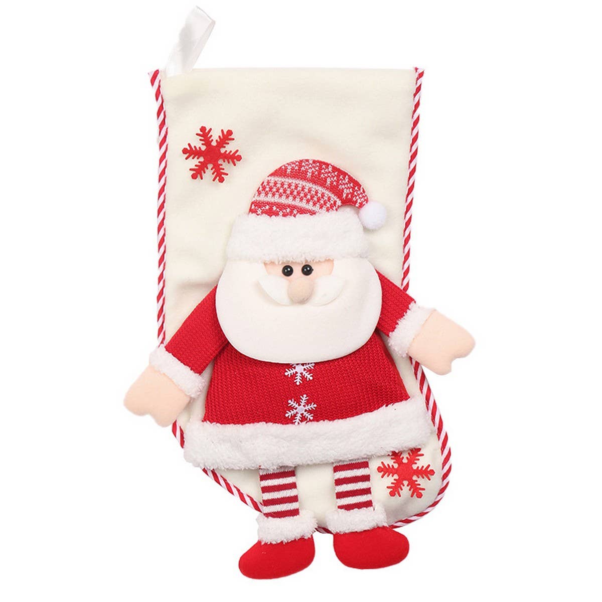 LARGE SANTA SNOWMAN STOCKING GIFT BAG_CWAJE05374