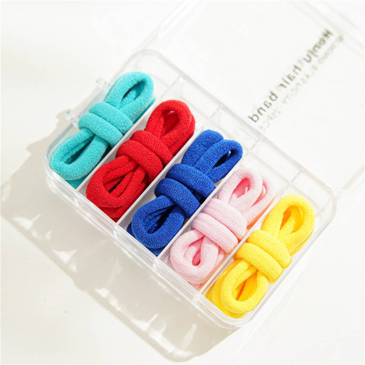 1BOX 25PCS ELASTIC HAIR TIES CANDY COLOR HAIRBANDA_CWAHA1109