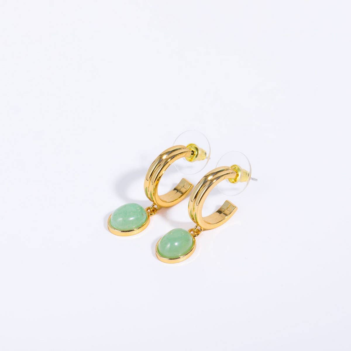 Vintage Green Aventurine Natural Stone Necklace_Cwmm5521