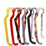 ACETATE SQUARE SUNGLASSES HEADBAND HAIRPIN_CWAHA4351