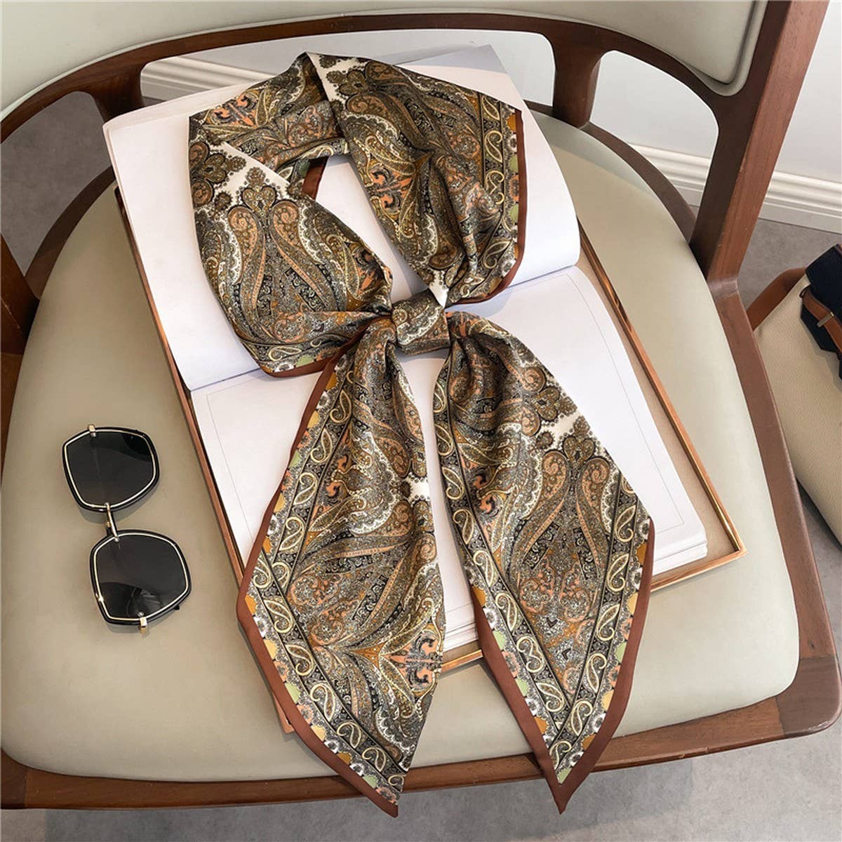 FASHIONABLE AND VERSATILE DOUBLE LAYER HEAD SCARF_CWASC1513