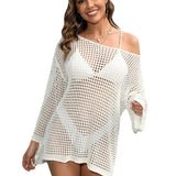 HOLLOW OUT BIKINI BEACH SWIMSUIT COVER UP_CWMW0654