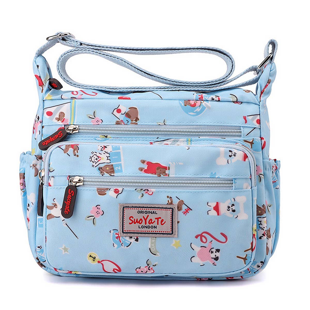 Printed Large Capacity Nylonshoulder Crossbody Bag_Cwasc1788