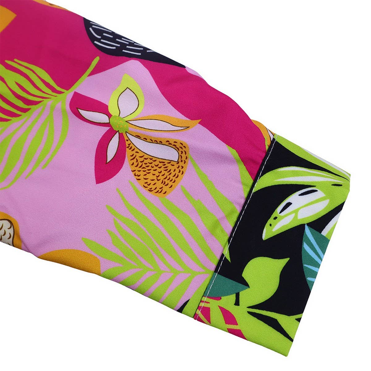 PRINTED SHIRT TOP WIDE LEG PANTS TWO PIECE SET_CWSTB1143