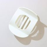 Cwaha07422_Flat Hair Claw Clip For Women Bun Updo