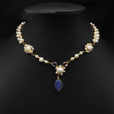 NEW DESIGN NATURAL FRESHWATER PEARL NECKLACE_CWAJE3834