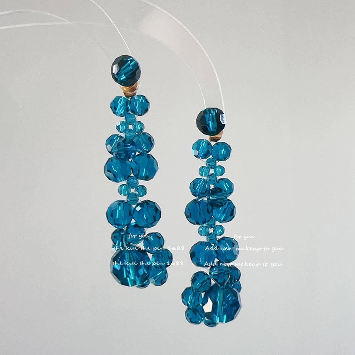 LIGHT LUXURY CRYSTAL FLOWER VERSATILE EARRINGS_CWAJE2184