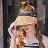 Women Summer Sun Protection Hollow Top Visor_Cwah1333