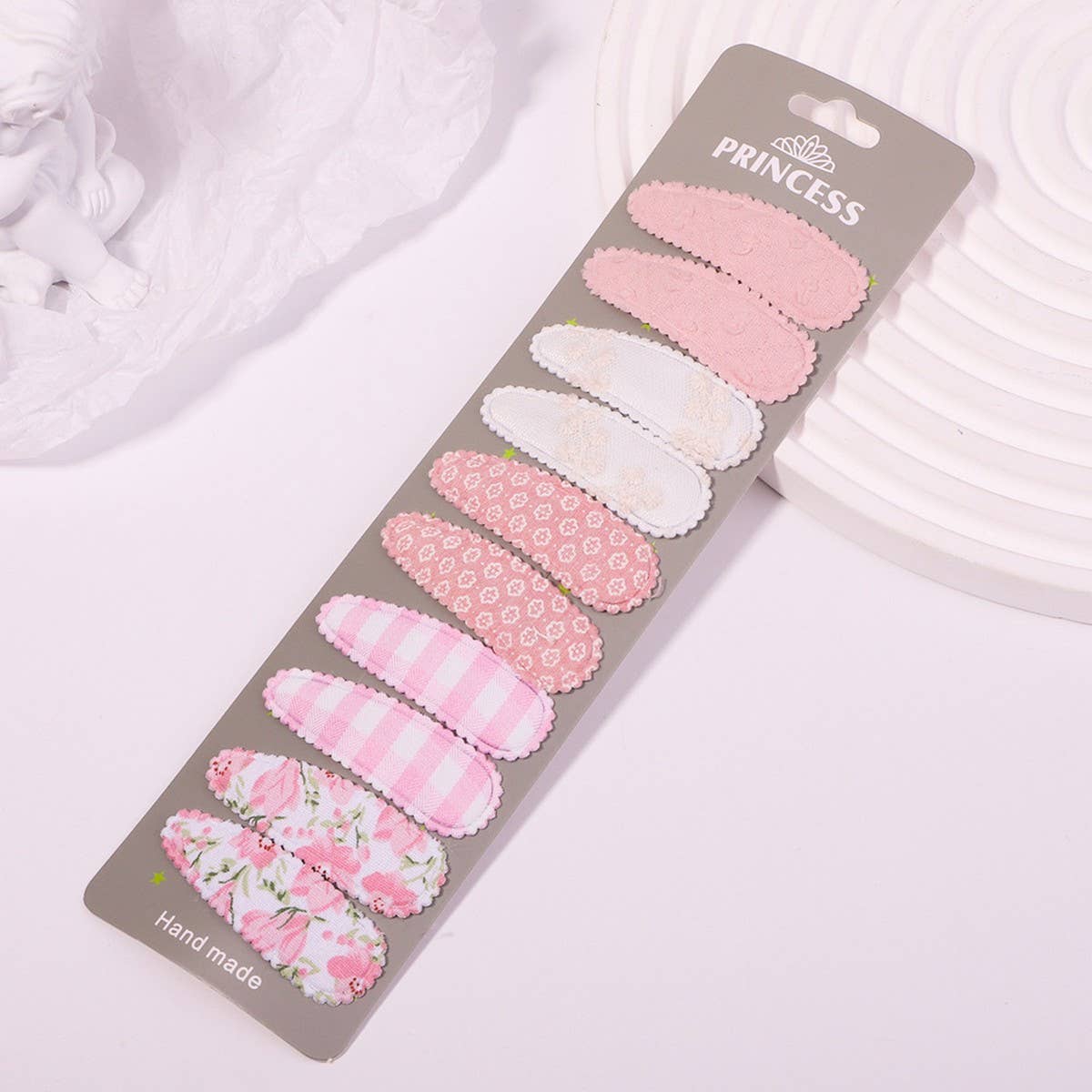 FLORAL EMBROIDERED BB CLIP SET FRESH CUTE_CWAHA6703