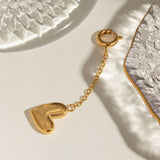 STAINLESS STEEL PENDANT ACCESSORIES LOVE HEART_CWMM4676