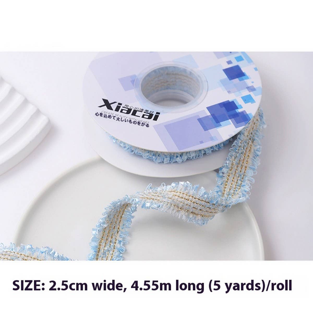 RIBBON TWEED BOUQUET FLOWER WRAP DIY RIBBON_CWMM5745