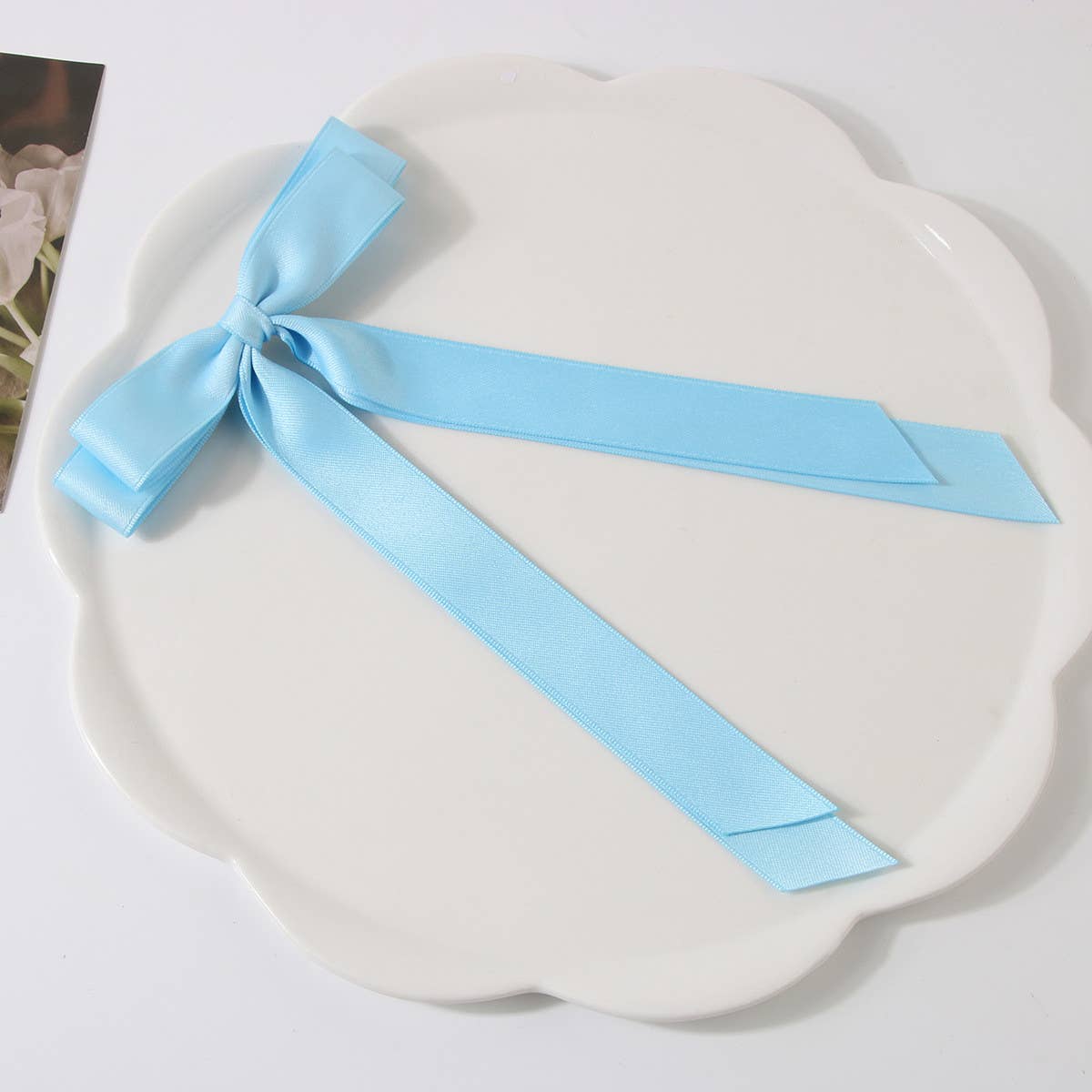 DOUBLE LAYERED BOW HAIR CLIP_CWAHA1047