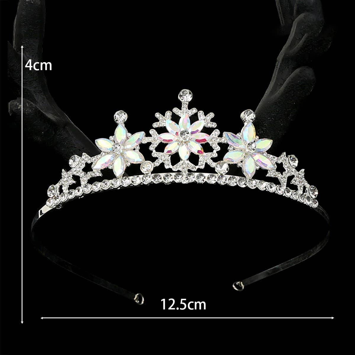 BEAUTIFUL SNOWFLAKE PARTY WEDDING CRYSTAL TIARAS_CWMM2021