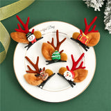CHRISTMAS CUTE ELK ANTLERS HAIRPIN_CWAHA2747