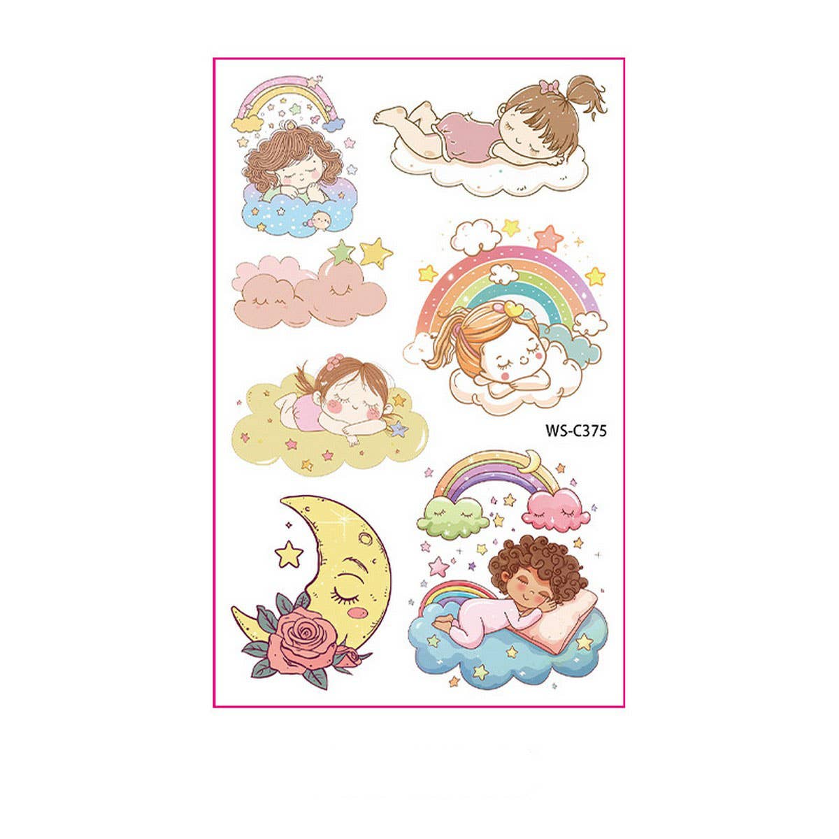 BUTTERFLY TATTOO STICKERS FOR GIRLS PARTY FUN_CWMM8375