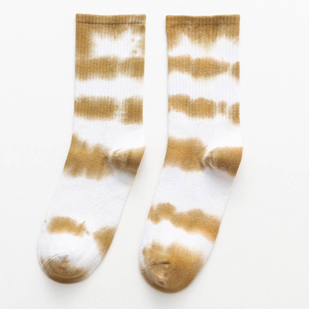 SIMPLE TIE DYED HIGH TOP SOCKS_CWMS0263