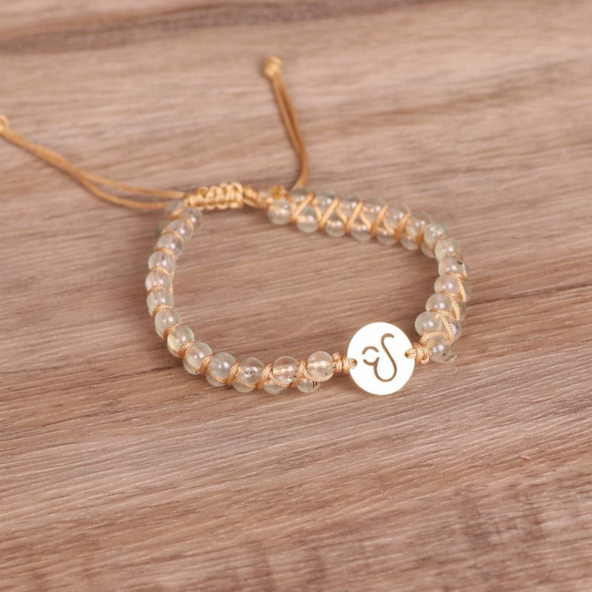 CONSTELLATIONS 4MM STONE BEADS BRAIDED BRACELETS_CWAJE3939