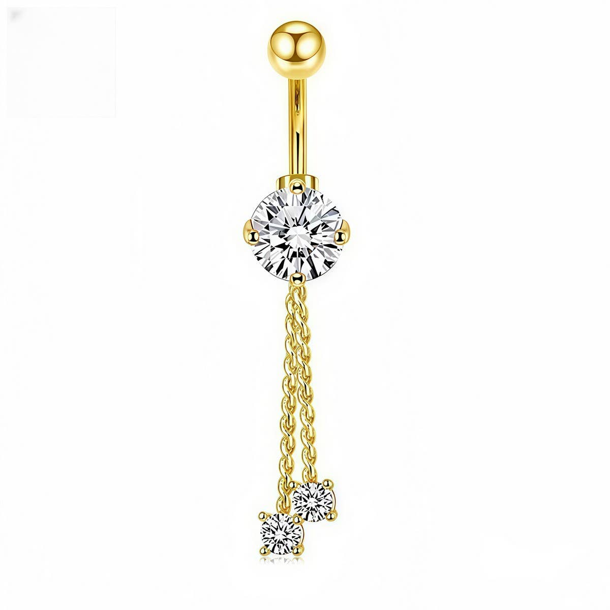 BUTTERFLY CZ BELLY BUTTON RING BODY PIERCING_CWMM9178