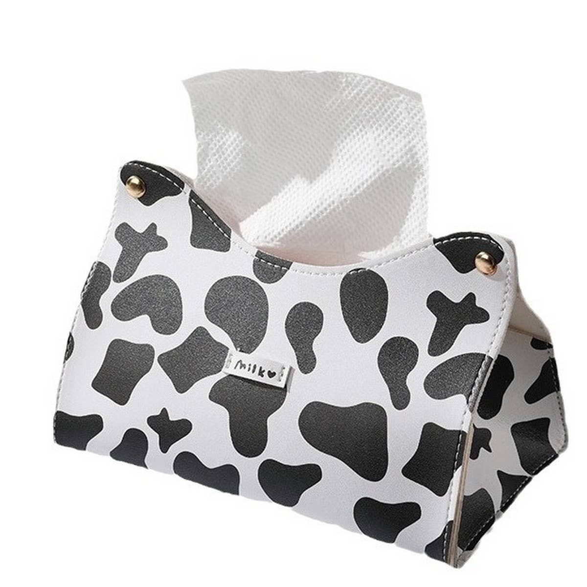 NEW HOUSEHOLD CUTE COW CARTOON TABLE TISSUE BOX_CWMM2258