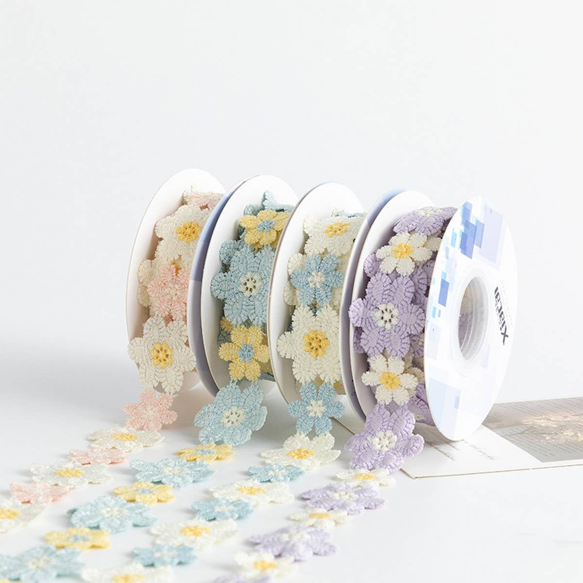 LACE EMBROIDERY FLOWER LACE DIY FABRIC RIBBON_CWMM5744