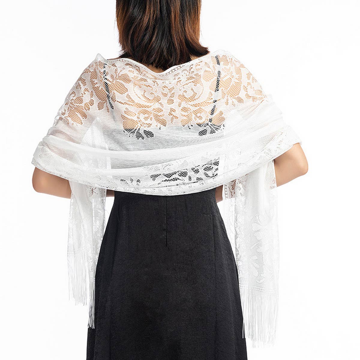 FASHIONABLE EVENING HOLLOW LACE SHAWL_CWASC1072