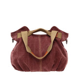 RETRO CANVAS SHOULDER CROSSBODY BAG TOTE BAG_CWAB1275