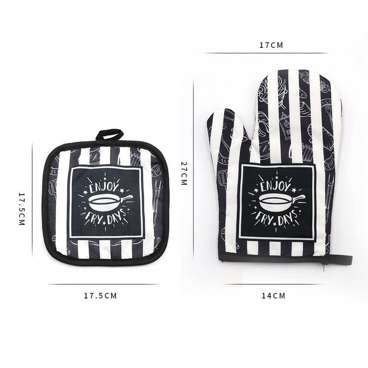 THICKENED HEAT RESISTANT KITCHEN GLOVES_CWMM1448