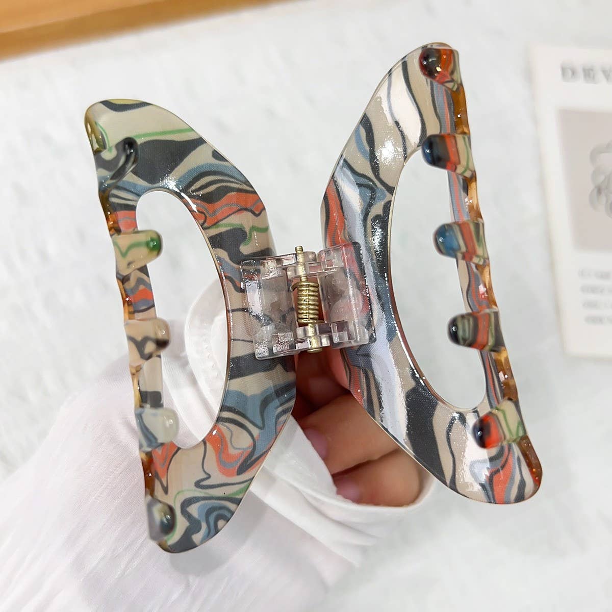 SEMI CIRCULAR EXQUISITE RETRO HAIRPIN_CWAHA1591