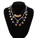 NEW FASHION ALLOY STARFISH CLAVICLE NECKLACE_CWMM3186