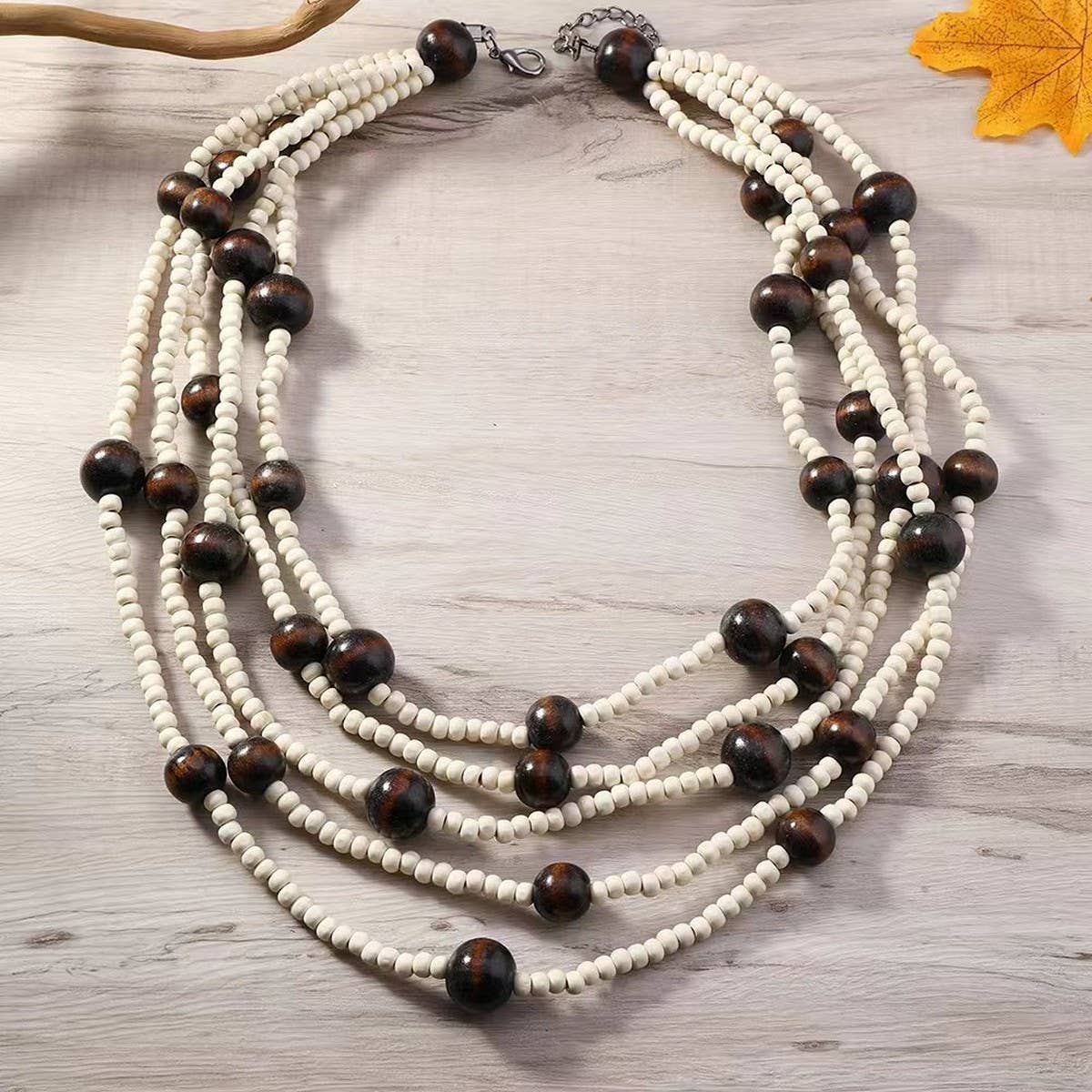 FASHIONABLE ETHNIC STYLE PURE BEADED NECKLACE_CWMM4436