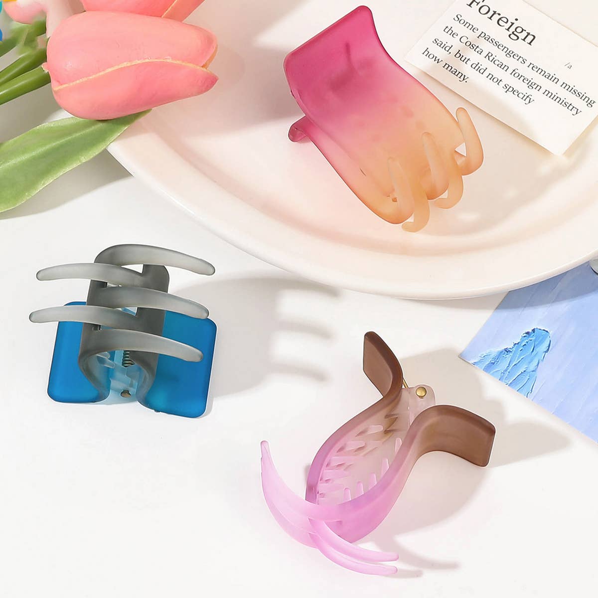 2024 New Fashion Gradient Ponytail Hairpin_Cwaha1639