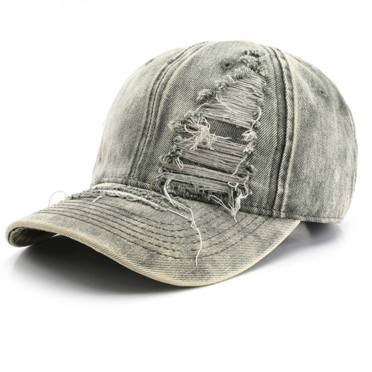 Vintage Washed Hole Baseball Cap For Men Women_Cwah0907