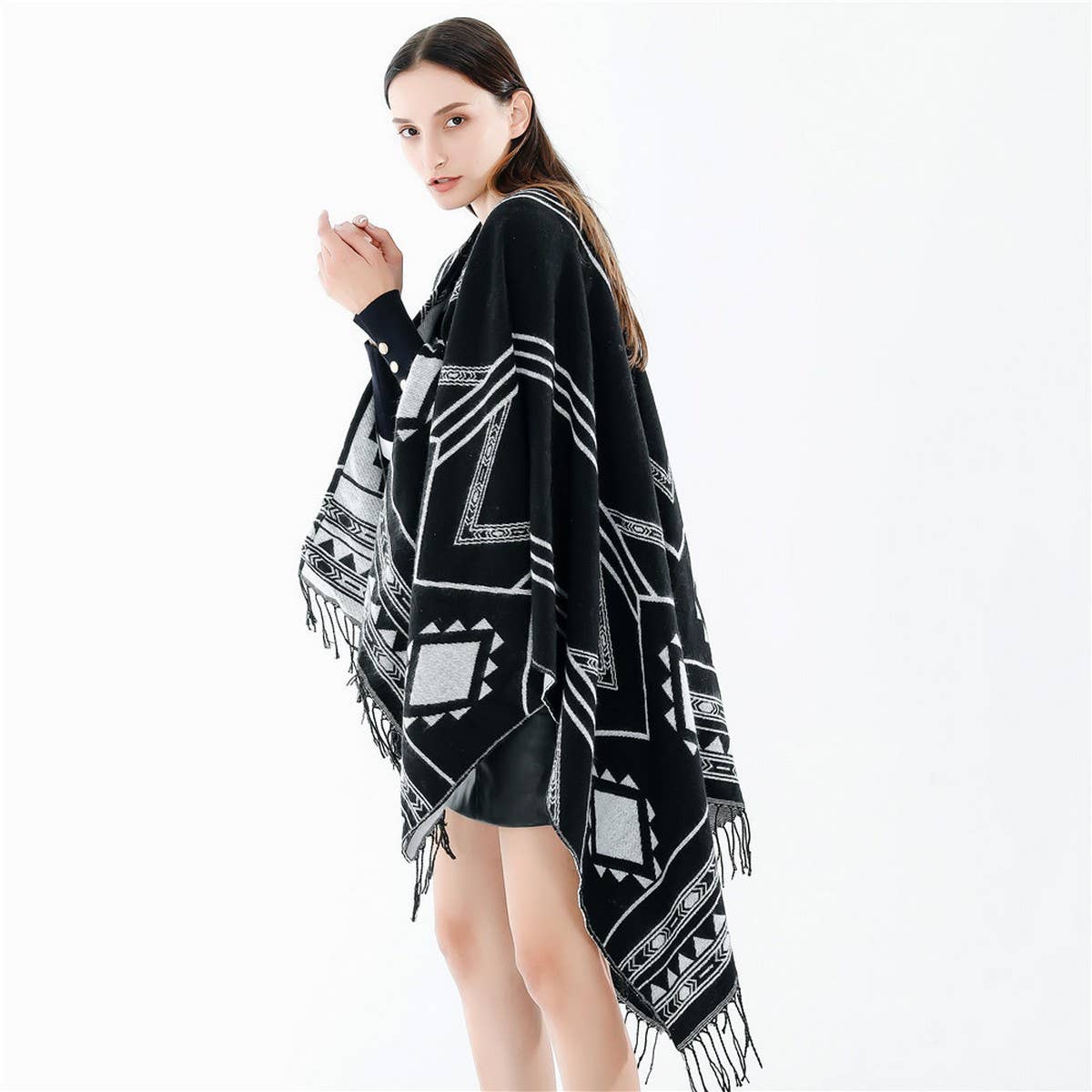 NEW FASHION WARM HIGH END FAUX CASHMERE SHAWL_CWMM2088