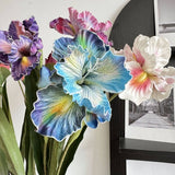 Vintage 2-Head Alice Iris Artificial Flower_Cwmm6515