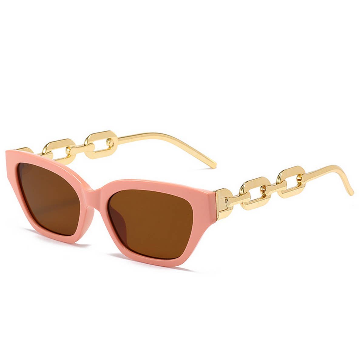 CAT EYE CHAIN FASHION METAL SUNGLASSES WOMEN_CWASG0279