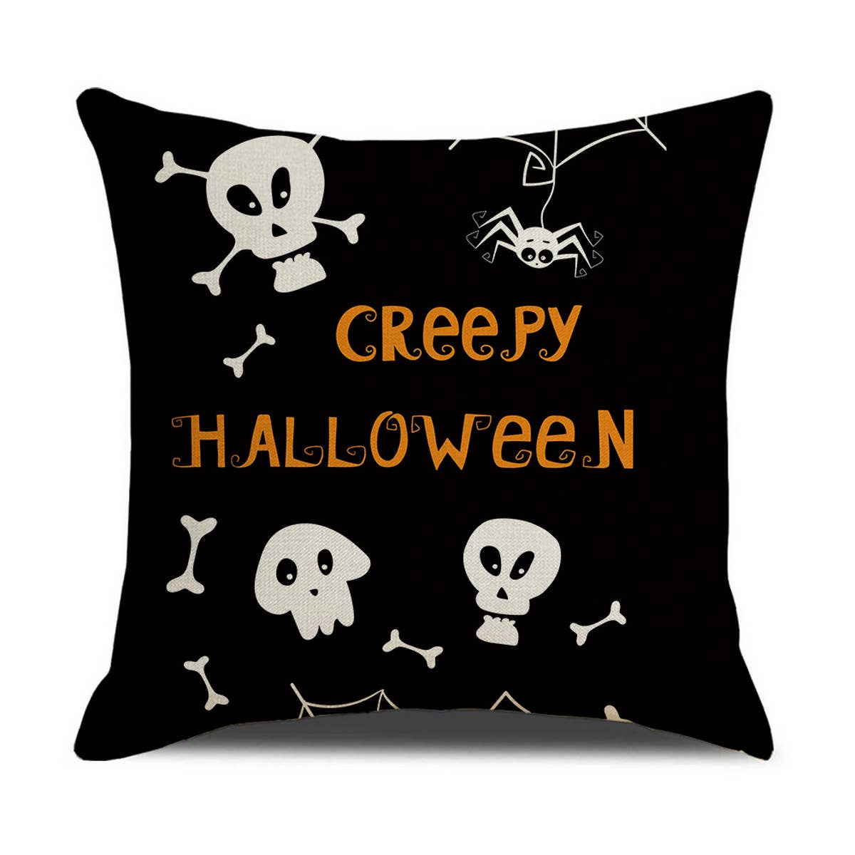 FUNNY LETTER PRINT HALLOWEEN PUMPKIN PILLOWCASE_CWMM1348