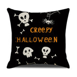 FUNNY LETTER PRINT HALLOWEEN PUMPKIN PILLOWCASE_CWMM1348