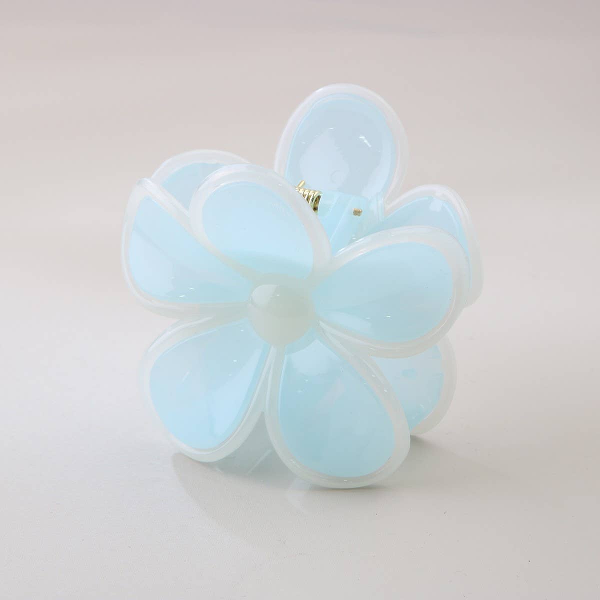 Cwaha07421_Plumeria Flower Hair Claw Clip Candy Colors