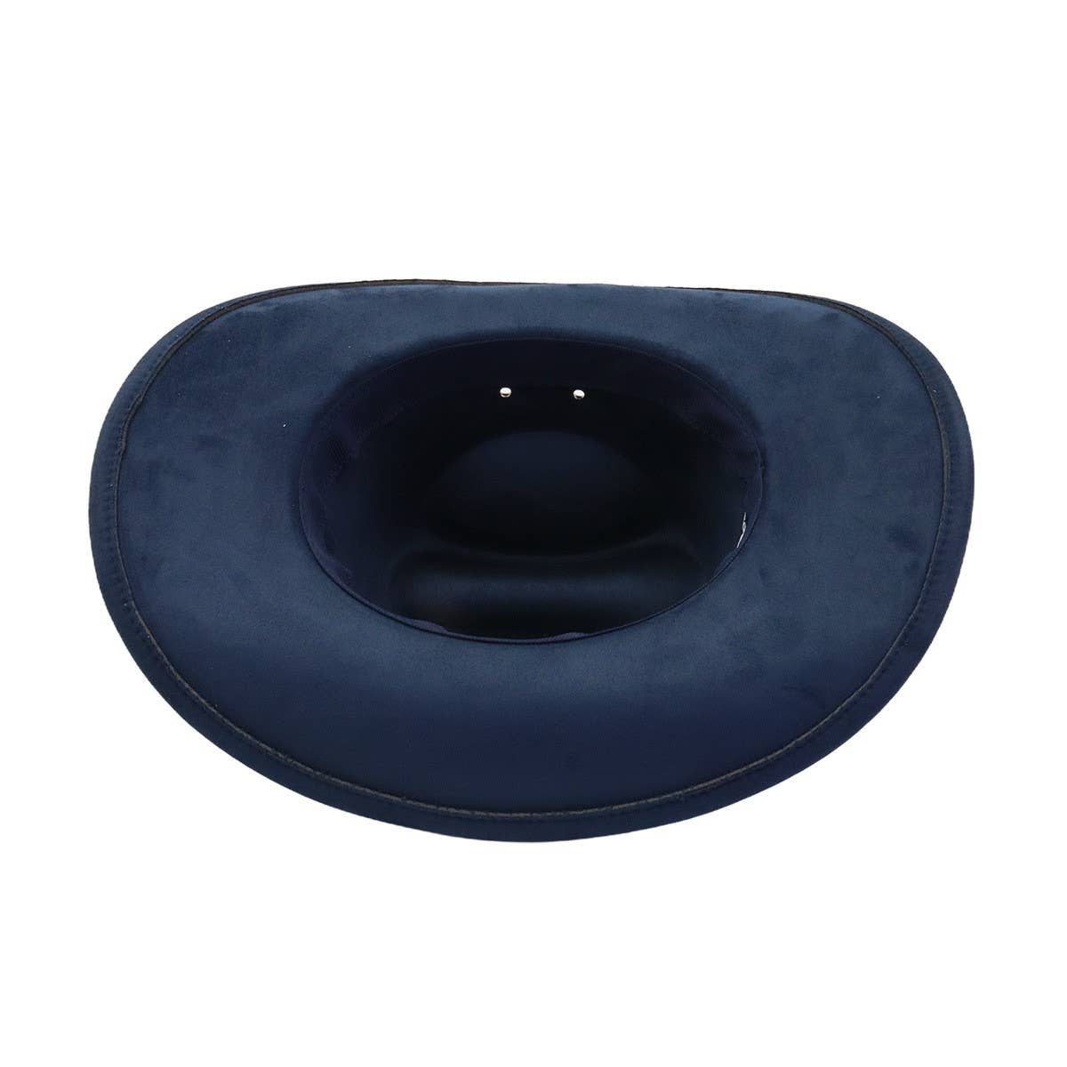 Unisex Soft Suede Western Cowboy Fedora Hat_Cwah04367