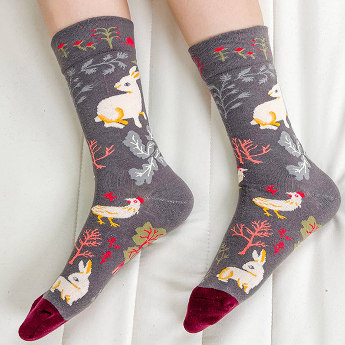 CARTOON JACQUARD SNOWBOARDING SOCKS_CWMS0198