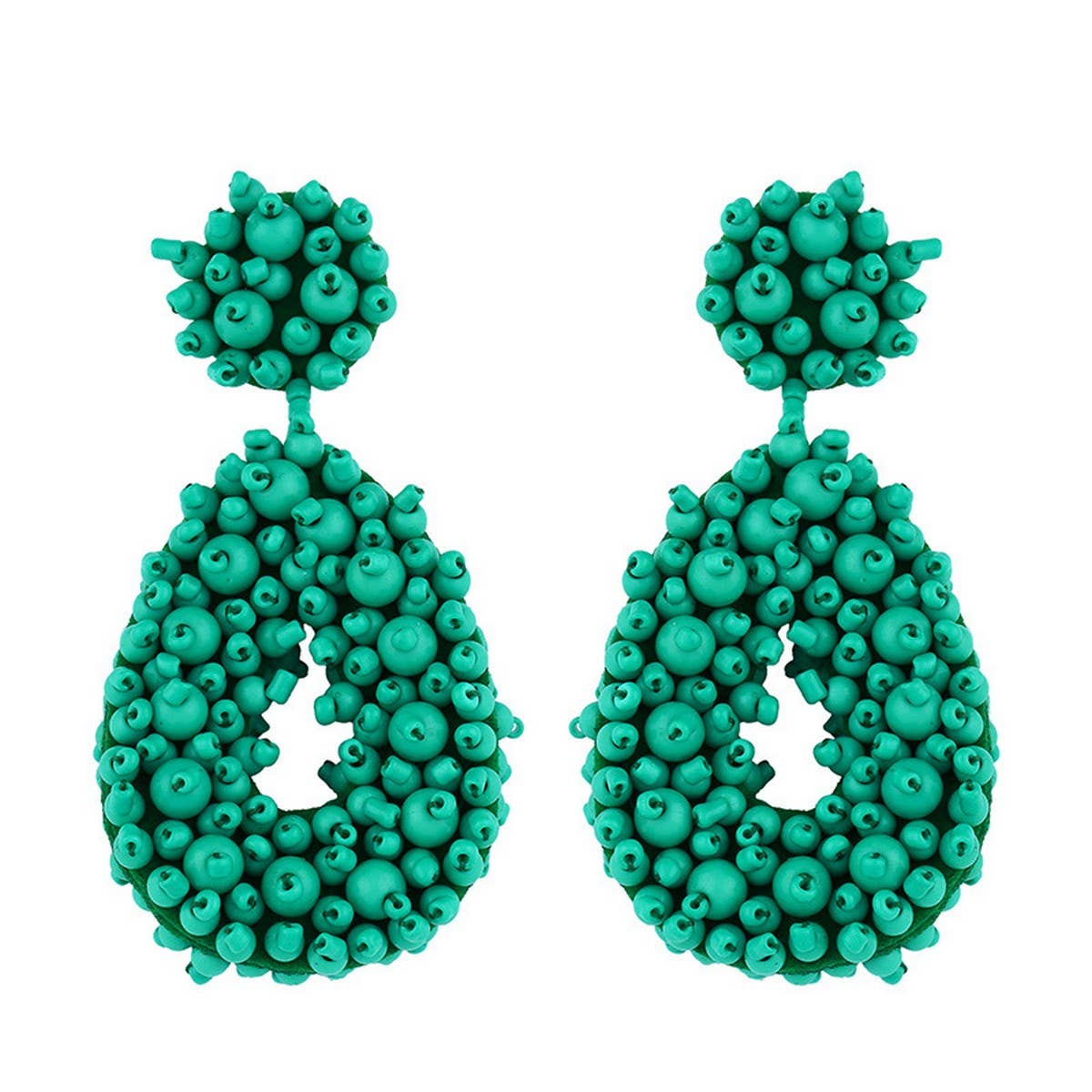 BOHEMIAN WOVEN BEADED EARRINGS_CWAJE0973