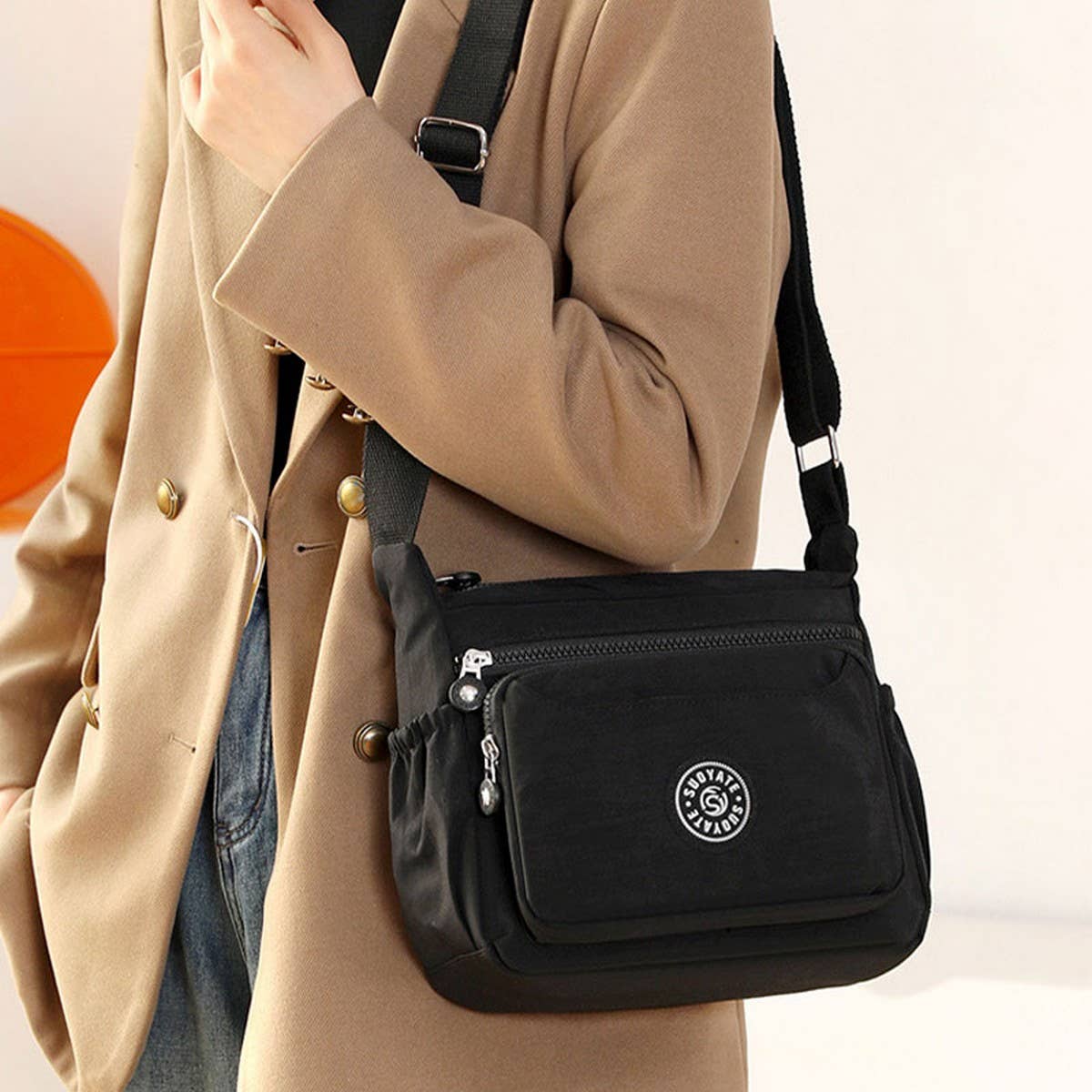 OXFORD CLOTH FASHIONABLE CROSSBODY SHOULDER BAG_CWASC1746