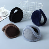 SOLID COLOR WARM SIMPLE FOLDABLE EARMUFFS_CWMM1423