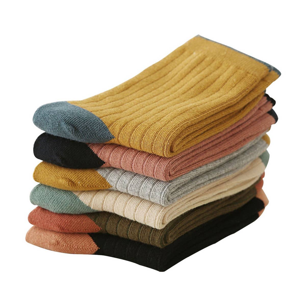 Women Solid Color Matching Socks_Cwms0295