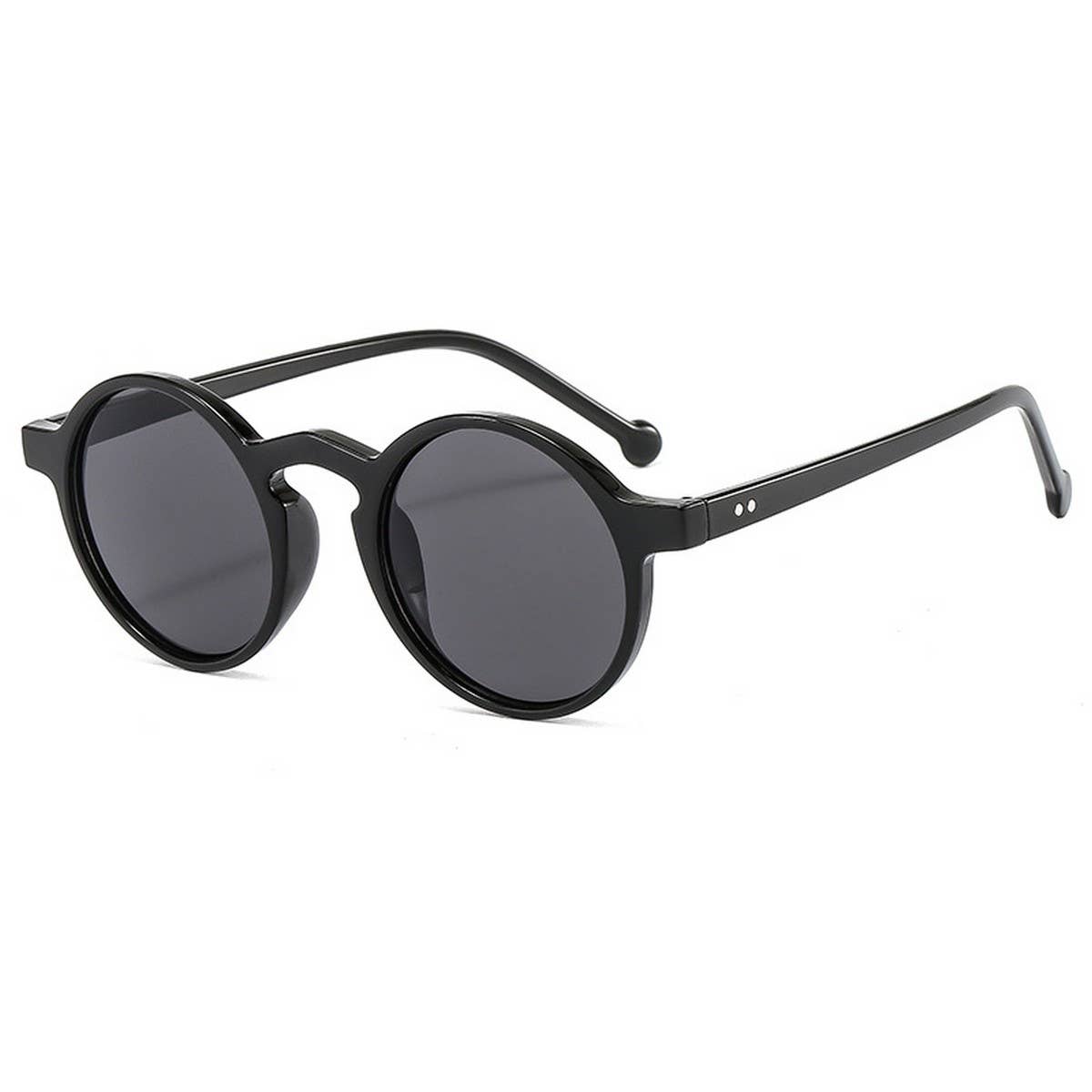 ROUND FRAME TINTED LENS FASHION GLASSES UNISEX_CWASG0286