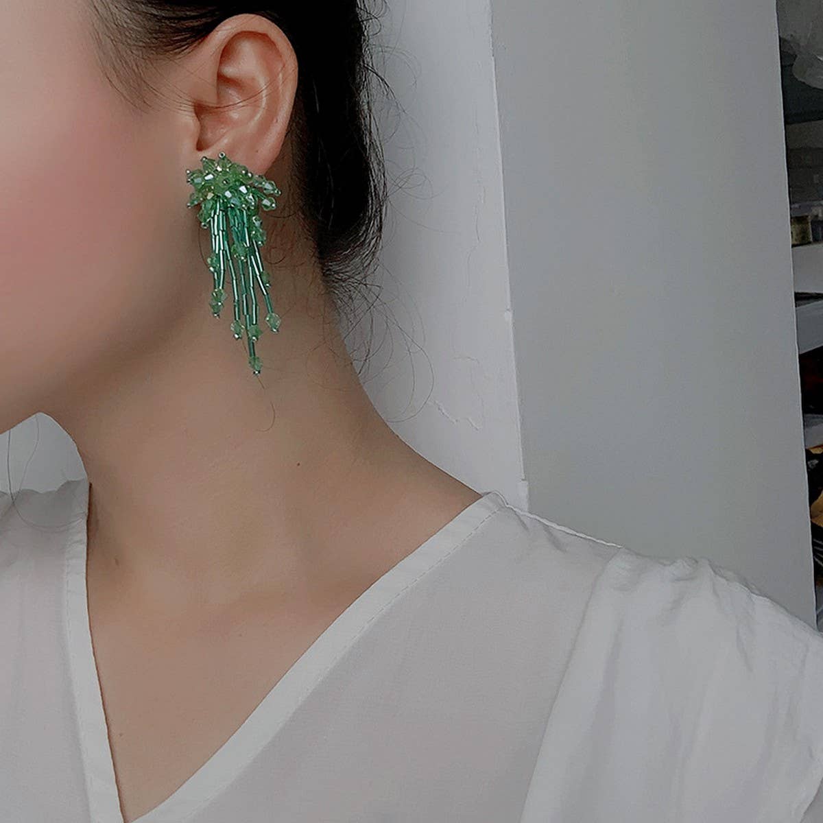 FIREWORKS RETRO ELEGANT DRESS EARRINGS_CWAJE1698